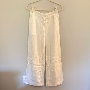 a new day - Linen Style Elastic Waist Pants - Size Small - NWT